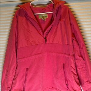 Lady Drake Pink 1/4 zip pullover with fleece lining